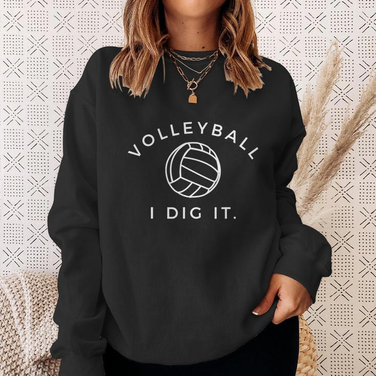 Volleyball I Dig It Funny Volleyball Quote Tshirt Sweatshirt Gifts for Her