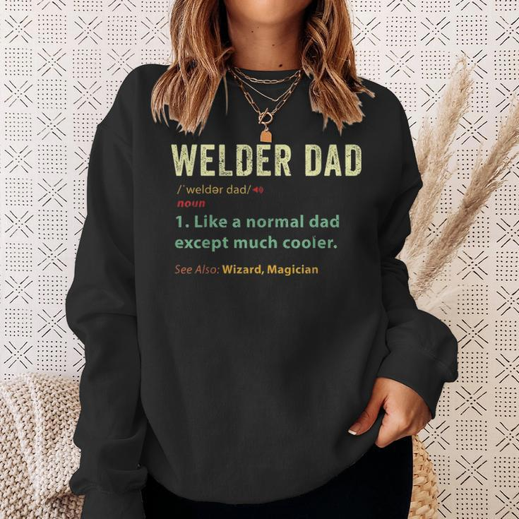 Welder Dad Fathers Day Gift Metalsmith Farrier Blacksmith Sweatshirt Gifts for Her