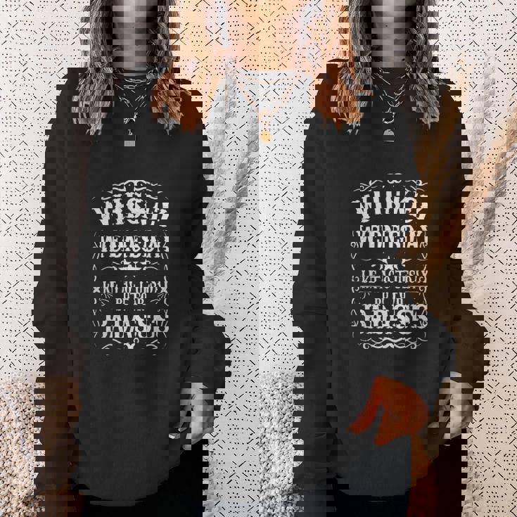 Whiskey Wednesday Men Women Sweatshirt Graphic Print Unisex Gifts for Her