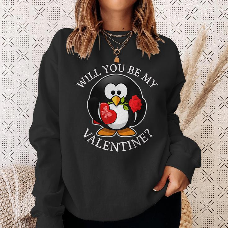 Will You Be My Valentine Funny Valentines Day Sweatshirt Gifts for Her