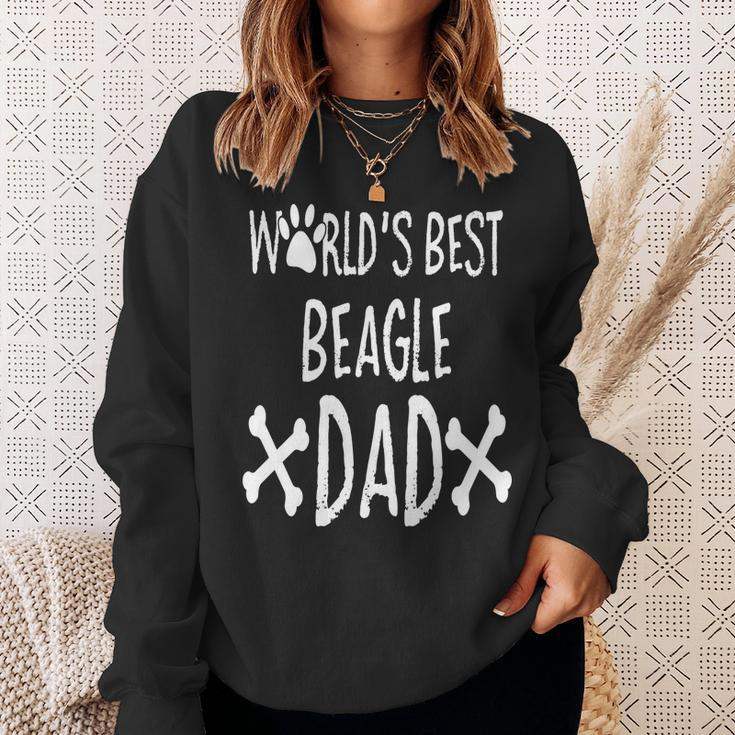Worlds Best Beagle Dad For Dog Lovers Sweatshirt Gifts for Her