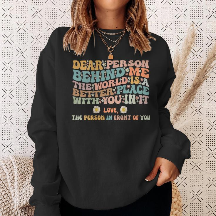 You Matter To The Person Behind Me Vintage Retro Sweatshirt Gifts for Her