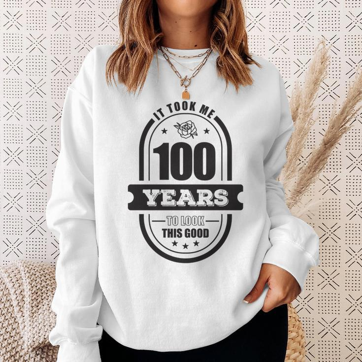 100. Geburtstag Oma Langarmshirt, Einzigartiges Design zum Jubiläum Sweatshirt Geschenke für Sie