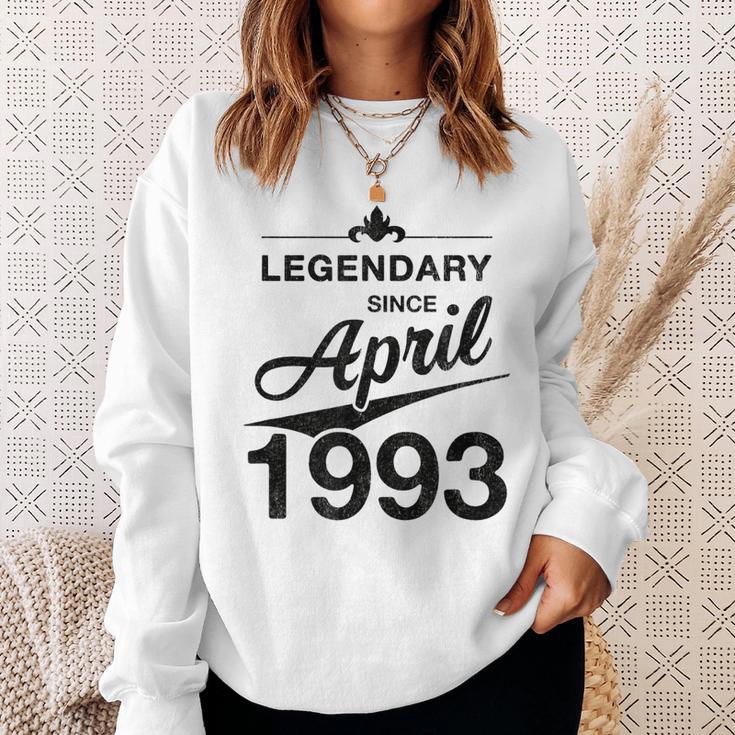 30 Geburtstag 30 Jahre Alt Legendär Seit April 1993 V2 Sweatshirt Geschenke für Sie