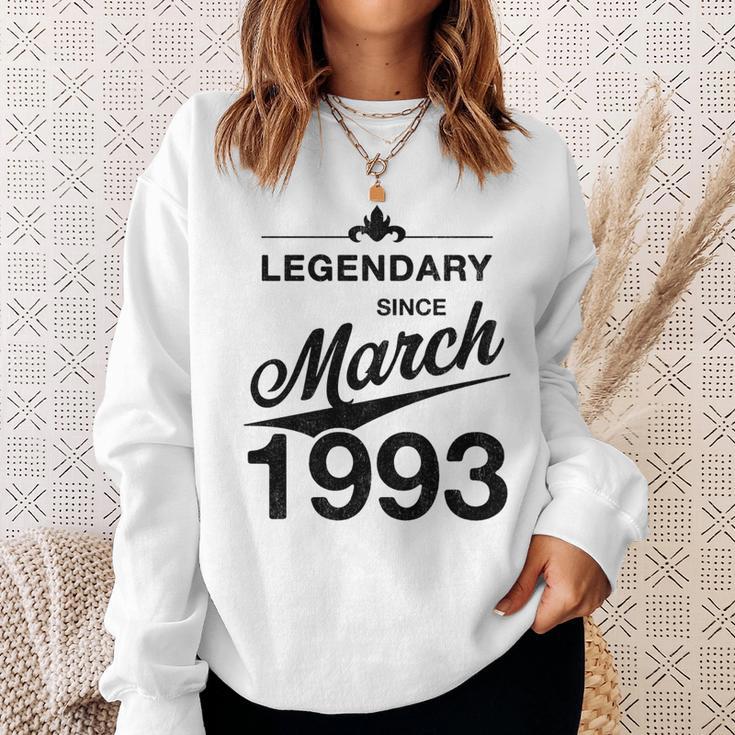 30 Geburtstag 30 Jahre Alt Legendär Seit März 1993 V3 Sweatshirt Geschenke für Sie