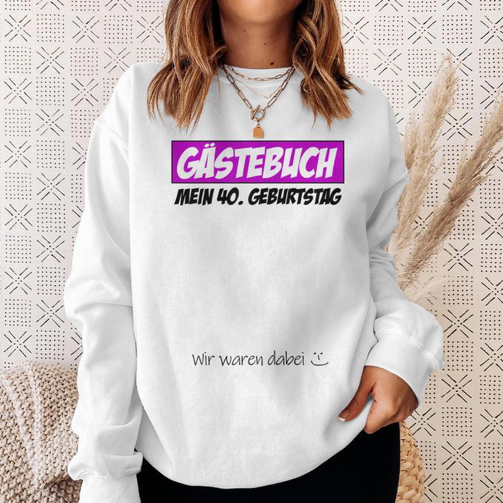 40. Geburtstag Damen Sweatshirt, Feier & Party Design für Frauen Geschenke für Sie