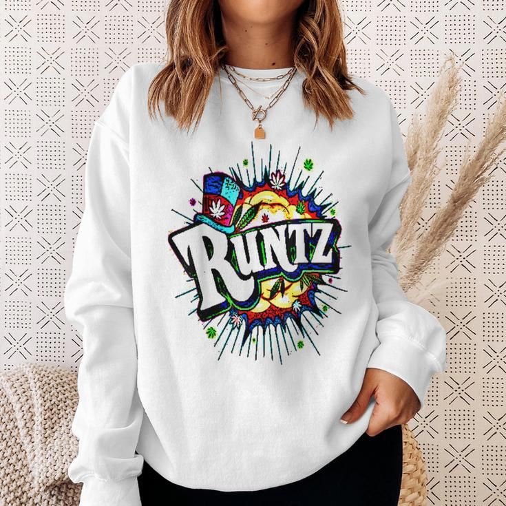 420 Cannabis Culture Runtz Stoner Marijuana Weed Strain Sweatshirt Gifts for Her