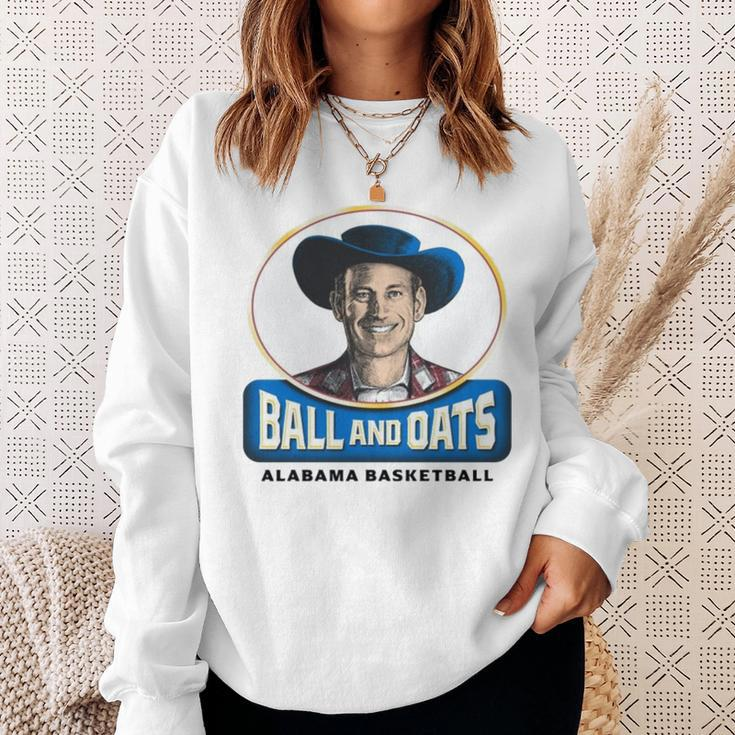 Alabama Basketball Ball And Oats Sweatshirt Gifts for Her