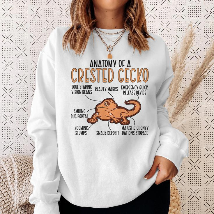 Anatomy Of A Crested Gecko Owner Crestie Lover Sweatshirt Gifts for Her