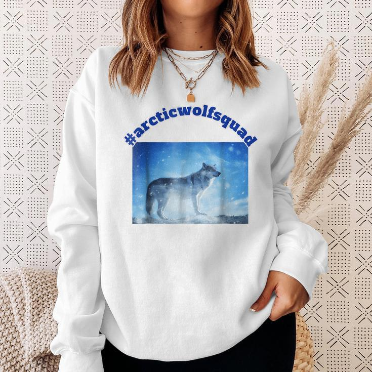 Arctic Wolf Squad Sweatshirt Gifts for Her