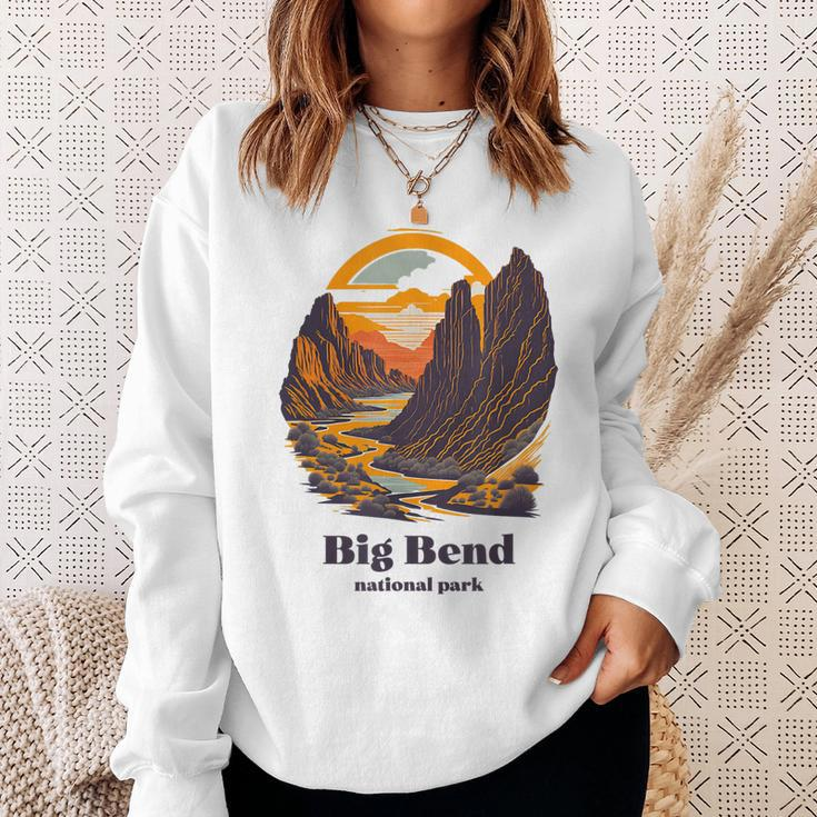Big Bend National Park Texas Cool Vintage Style Sweatshirt Gifts for Her