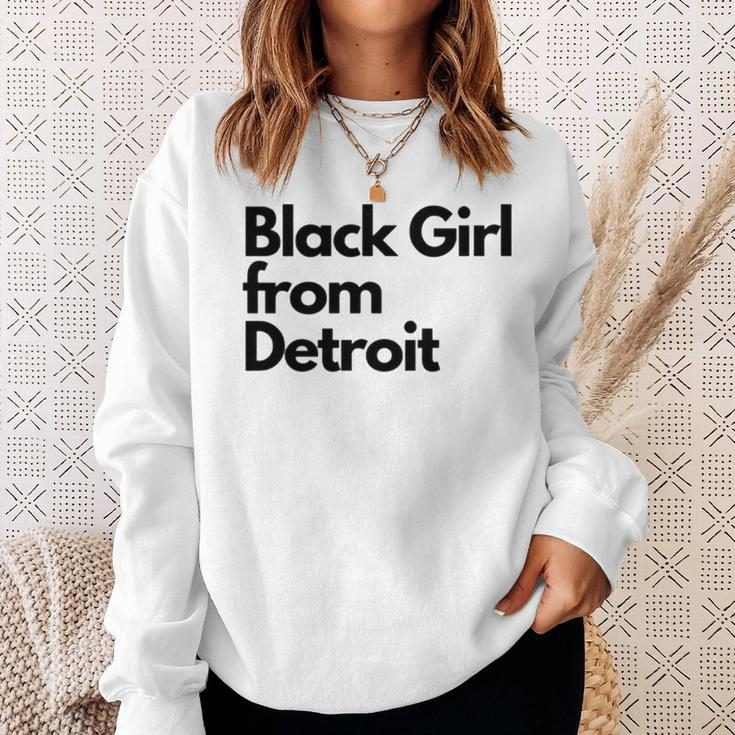Black Girl From Detroit Sweatshirt Gifts for Her