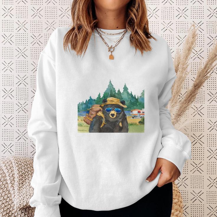 Camping Makes Me Happy Humans Make My Head Hurt V2 Sweatshirt Geschenke für Sie