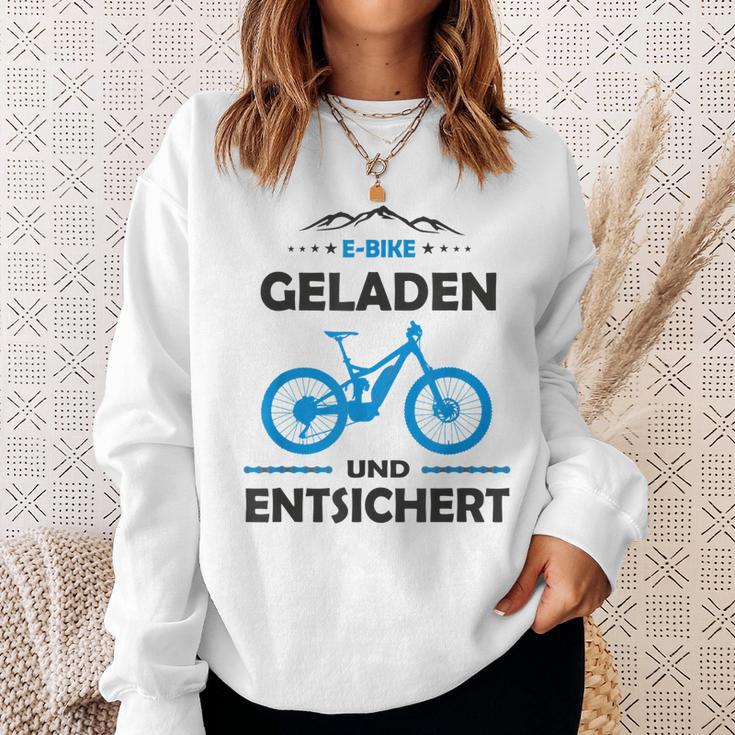 E-Mtb Geladen Und Entsichert E-Bike Sweatshirt Geschenke für Sie