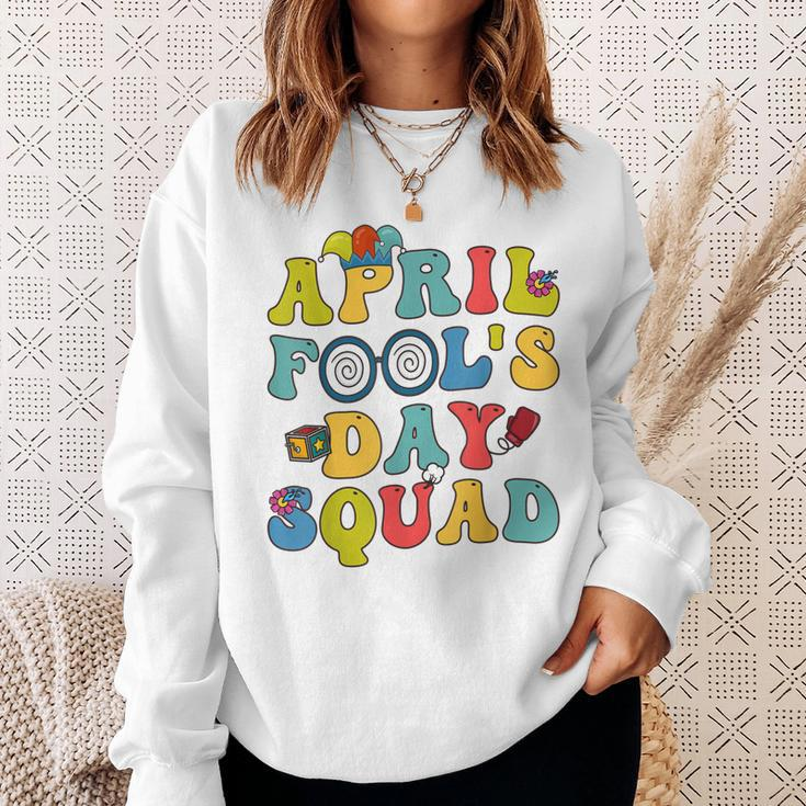 Funny April Fools Day Squad Pranks Quote April Fools Day Sweatshirt Gifts for Her