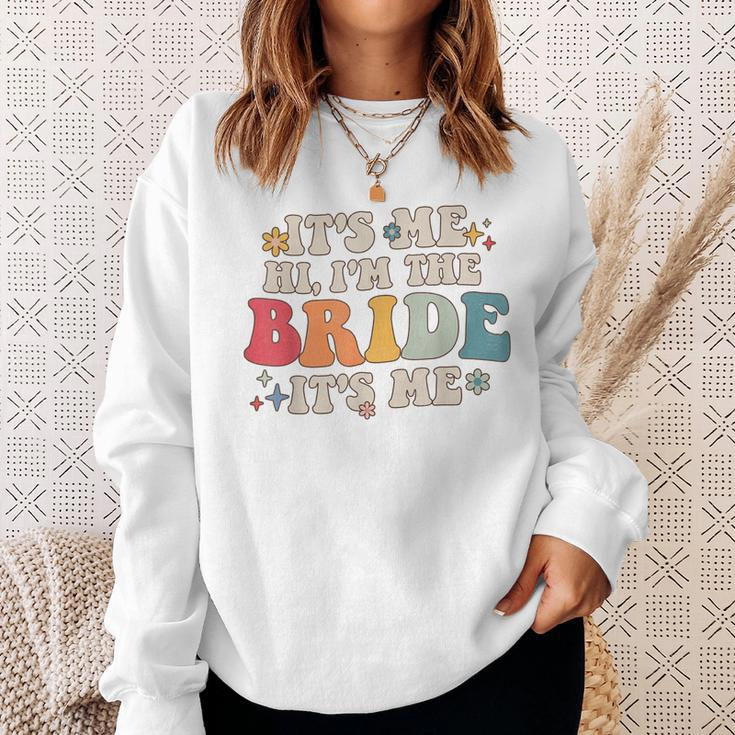 Its Me Hi Im The Bride Its Me Funny Quotes Bride Sweatshirt Gifts for Her