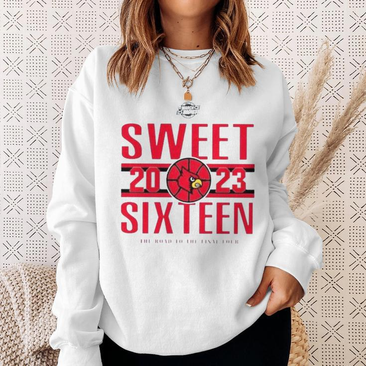 Louisville Women’S Basketball 2023 Sweet Sixteen The Road To The Final Four Sweatshirt Gifts for Her