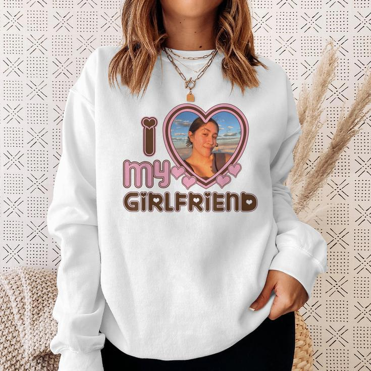 Mens I Love My Girlfriend Custom Sweatshirt Gifts for Her