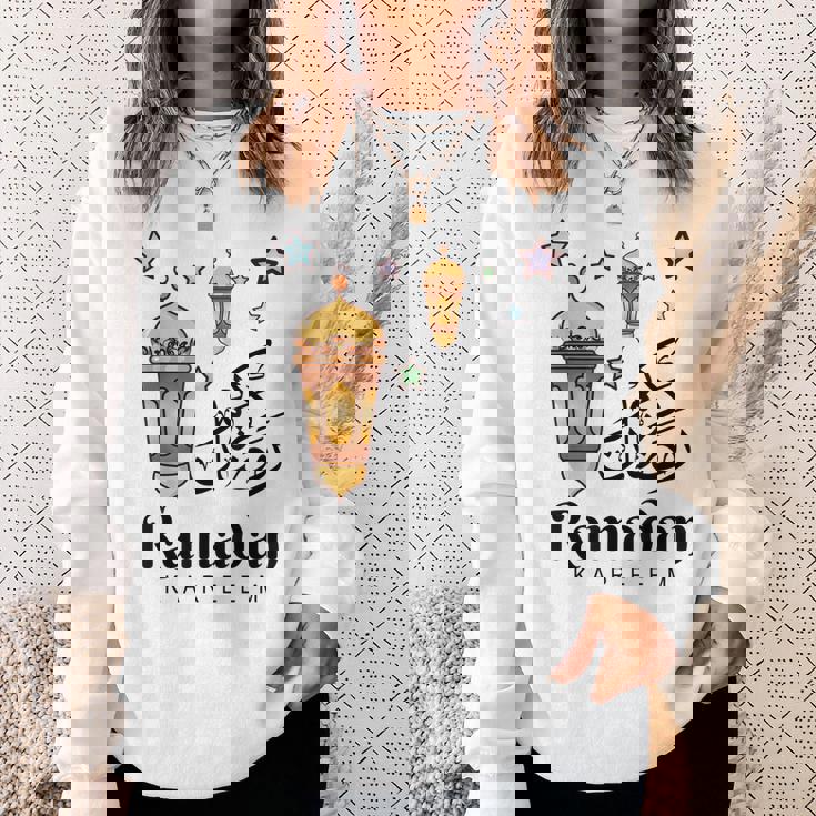 Ramadan Kareem Fasting For Muslim Islamic Gifts Idea Sweatshirt Gifts for Her