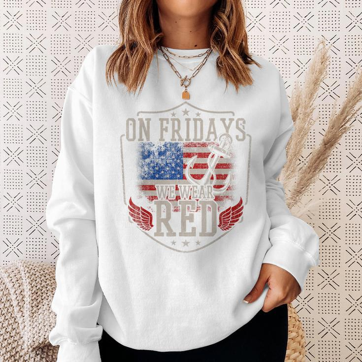 Remember Everyone Deployed Red Friday Navy Gift Sweatshirt Gifts for Her