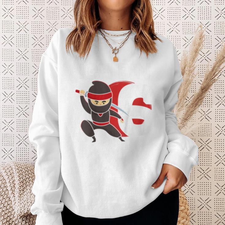 Sechster Geburtstag Ninja Sweatshirt für Kinder, Spaß zum Kindergeburtstag Geschenke für Sie