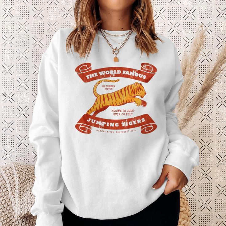 The World Famous Jumping Tigers Sweatshirt Gifts for Her