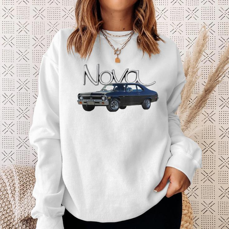 Vintage 1972 Chevys Nova Sweatshirt Gifts for Her