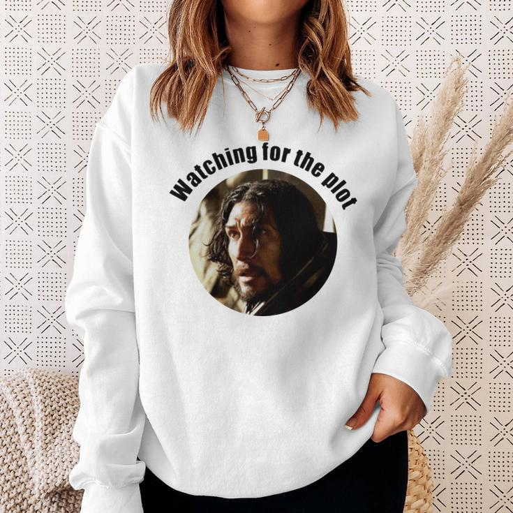 Watching For The Plot 65 Movie Sweatshirt Gifts for Her