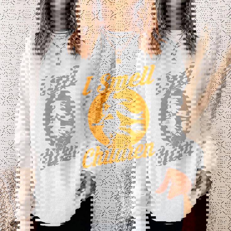 Womens I Smell Children Hocus Pocus Womens I Smell Children Men Women Sweatshirt Graphic Print Unisex Gifts for Her