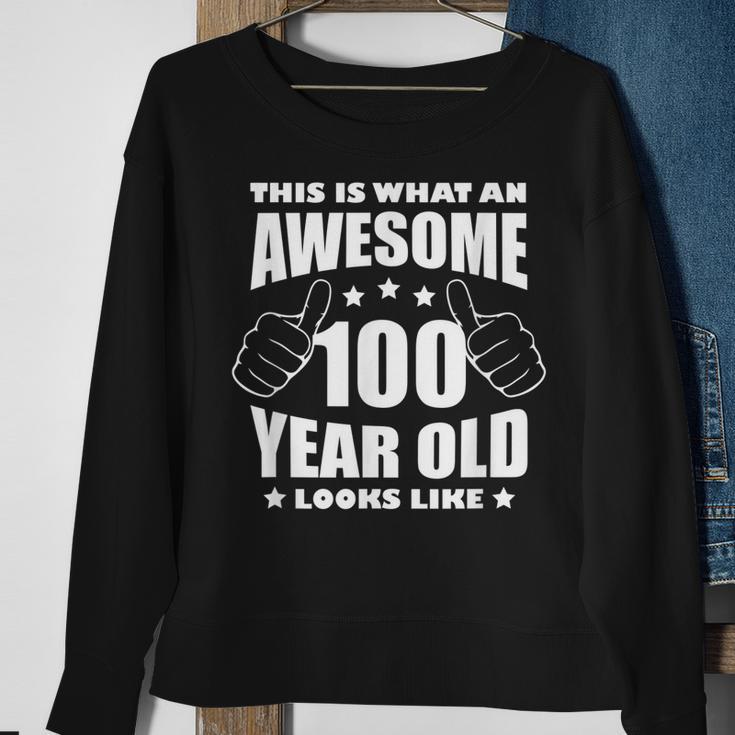 100 Geburtstag Tolles Geschenk Für Ihre 100 Jahre Alte Oma Sweatshirt Geschenke für alte Frauen