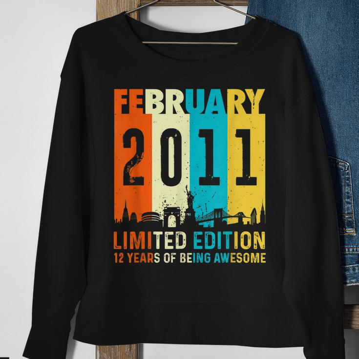 12 Limitierte Auflage Hergestellt Im Februar 2011 12 Sweatshirt Geschenke für alte Frauen