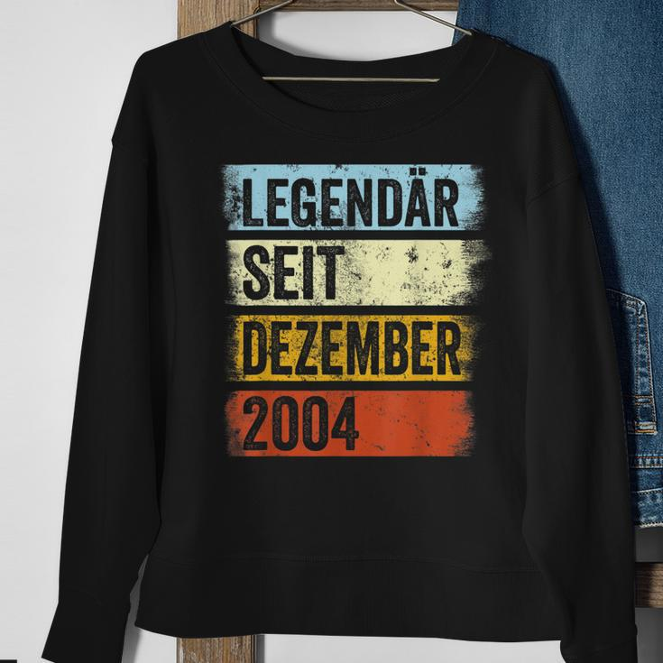18 Geburtstag Mann 18 Jahre Legendär Seit Dezember 2004 Sweatshirt Geschenke für alte Frauen