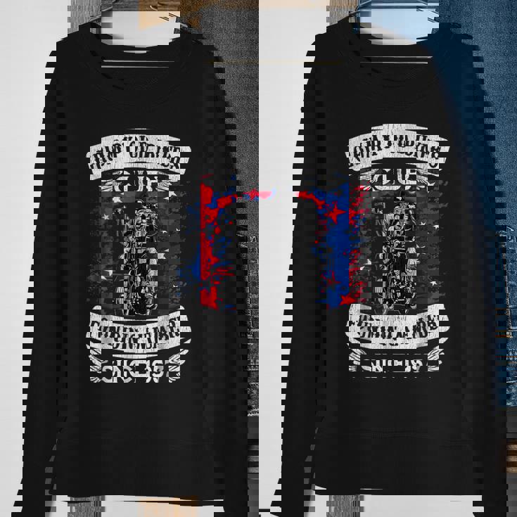 1957 Birthday Grumpy Old Bikers Motorbike RiderSweatshirt Gifts for Old Women