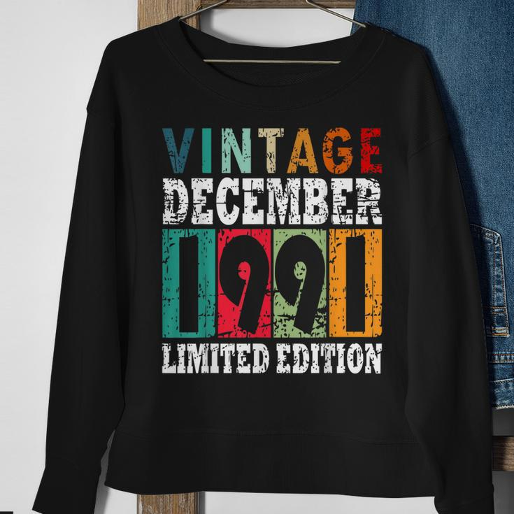 1991 Born In December Retro-Geschenkidee Sweatshirt Geschenke für alte Frauen