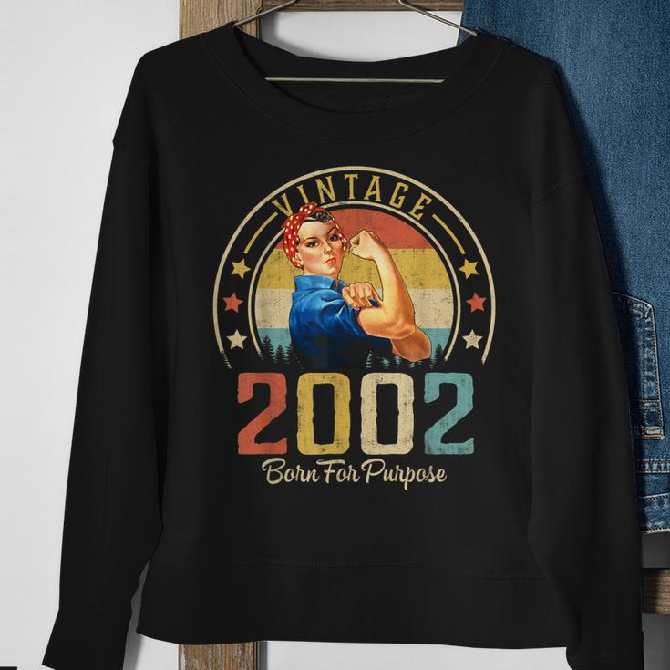 21 Years Old Birthday Gifts Vintage 2002 21St Birthday Gifts Sweatshirt Gifts for Old Women