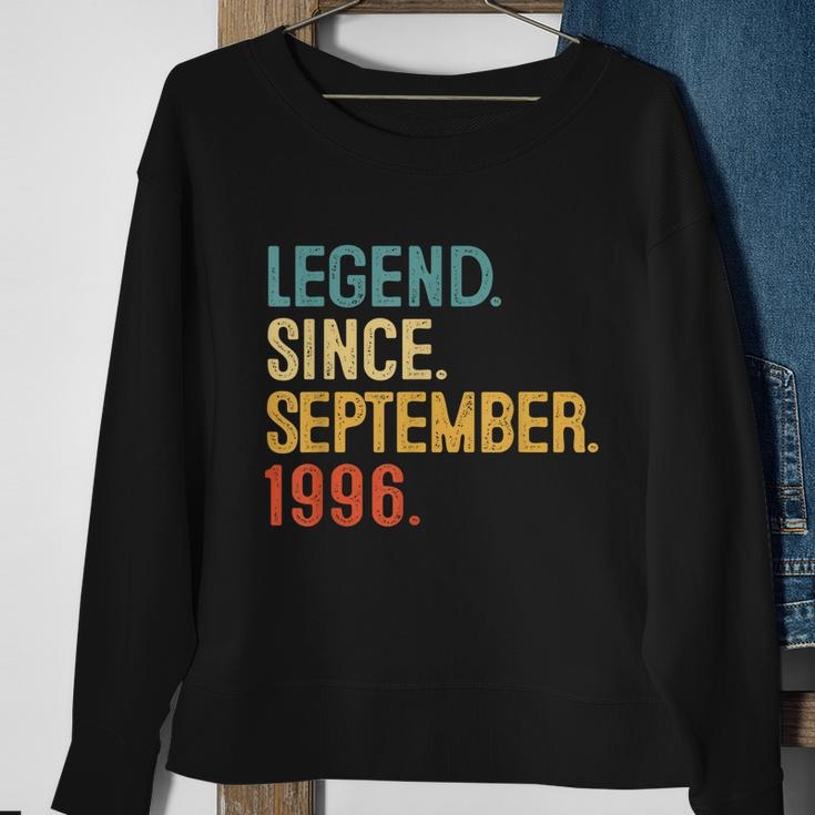25Th Birthday Gift 25 Year Old Legend Since September 1996 Sweatshirt Gifts for Old Women