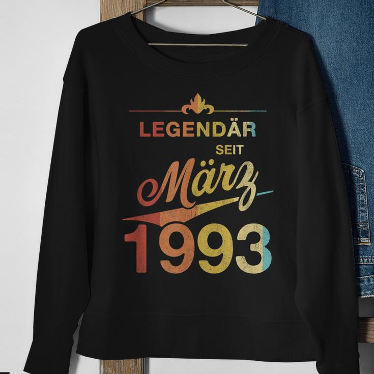 30 Geburtstag 30 Jahre Alt Legendär Seit März 1993 V2 Sweatshirt Geschenke für alte Frauen