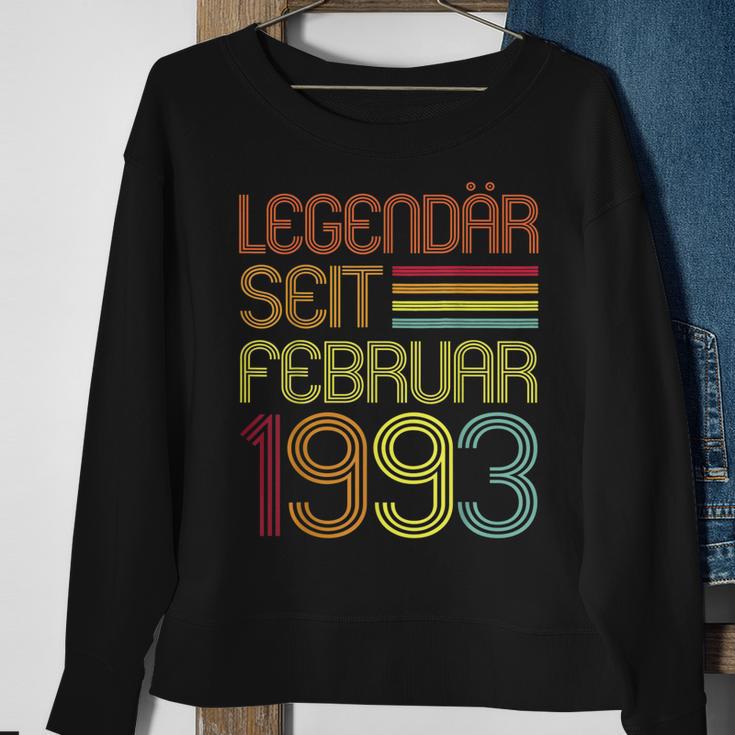 30 Geburtstag Vintage 30 Jahre Legendär Seit Februar 1993 Sweatshirt Geschenke für alte Frauen