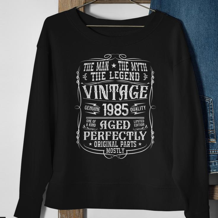 38. Geburtstag Sweatshirt Vintage 1985 Mann Mythos Legende Geschenke für alte Frauen