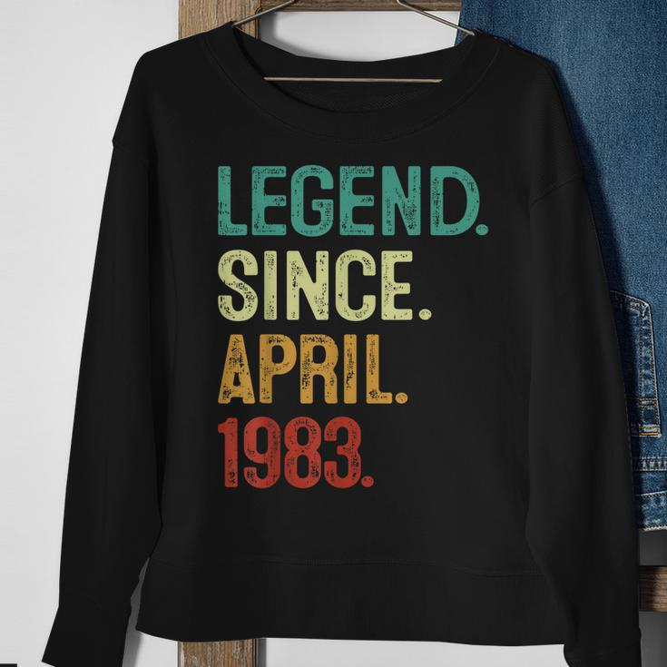 40 Years Old Legend Since April 1983 40Th Birthday Sweatshirt Gifts for Old Women