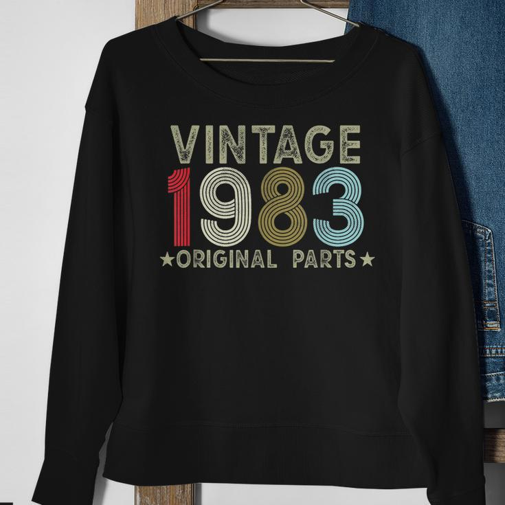 40Th Birthday Vintage Original Parts 1983 Retro 40 Years Old Sweatshirt Gifts for Old Women