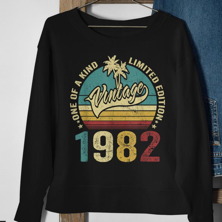41 Birthday Gifts Vintage 1982 One Of A Kind Limited Edition Sweatshirt Gifts for Old Women