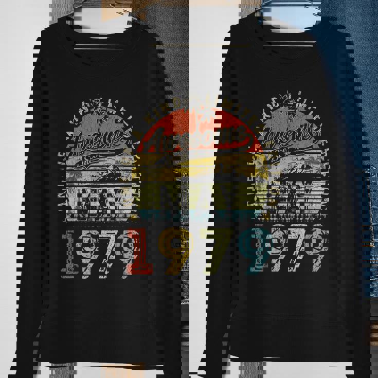 44 Year Old Awesome Since May 1979 44Th Birthday Sweatshirt Gifts for Old Women