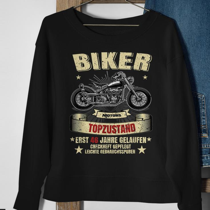 46. Geburtstag Herren Biker Sweatshirt, Motorrad Legenden Design Geschenke für alte Frauen