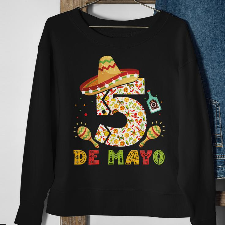 5 De Mayo Fiesta Party Mexican Fiesta Sombrero Sweatshirt Gifts for Old Women
