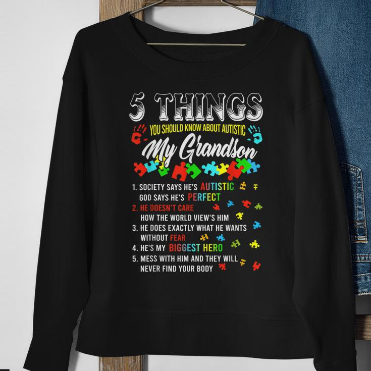 5 Things You Know About Autistic Grandson Autism Awareness Sweatshirt Gifts for Old Women