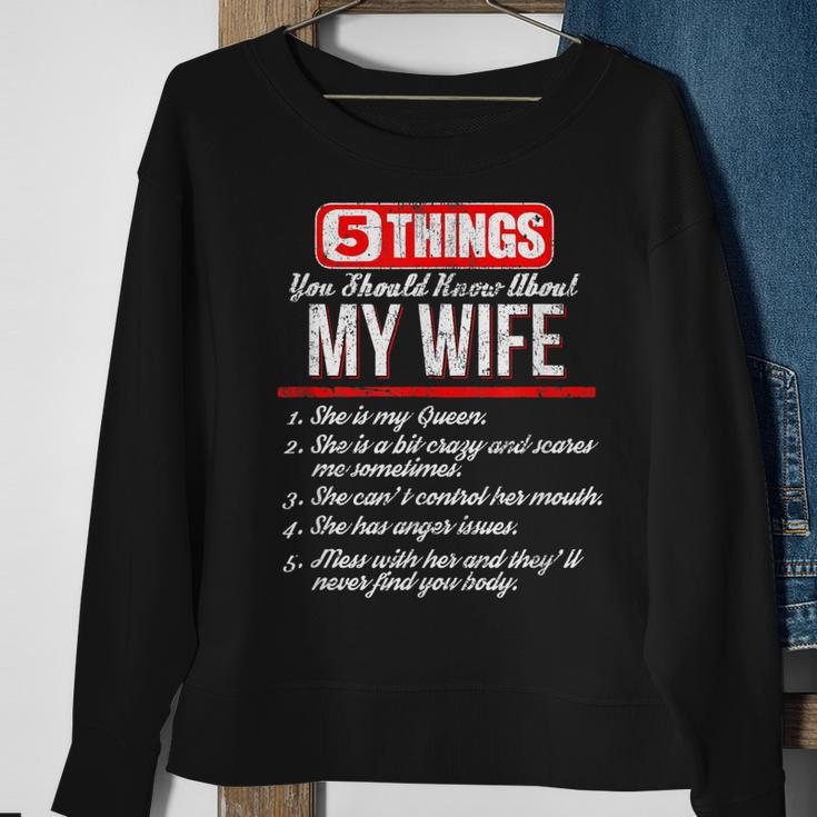 5 Things You Should Know About My Wife Best Funny Sweatshirt Gifts for Old Women