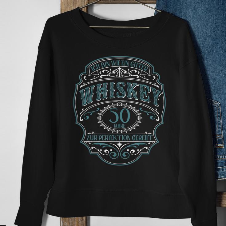 50 Geburtstag 50 Jahre Ich Bin Wie Guter Whisky Whiskey Sweatshirt Geschenke für alte Frauen