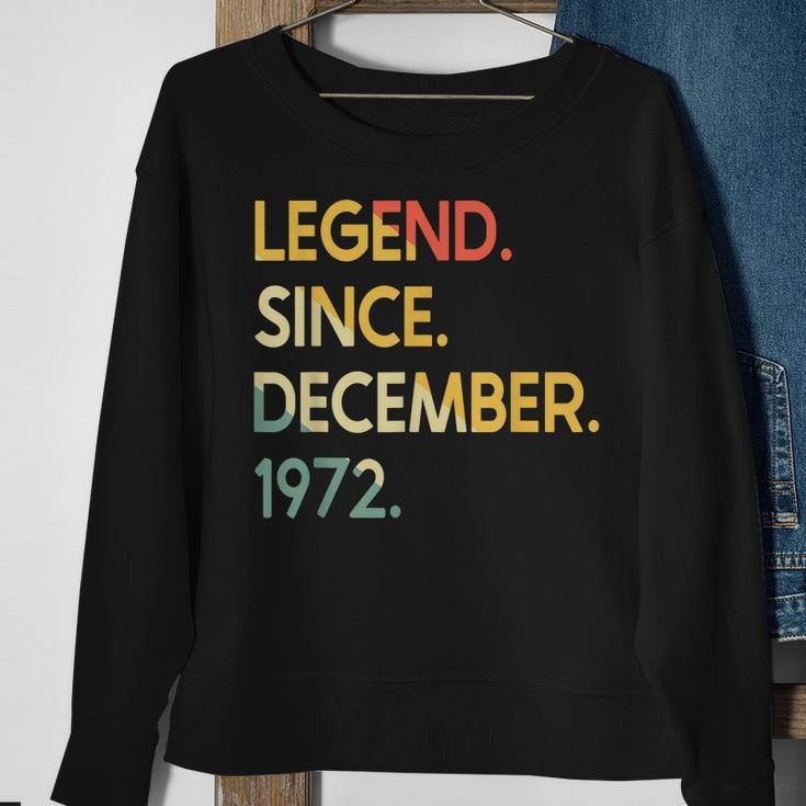 50 Jahre Vintage Legend Seit Dezember 1972 50 Geburtstag Sweatshirt Geschenke für alte Frauen