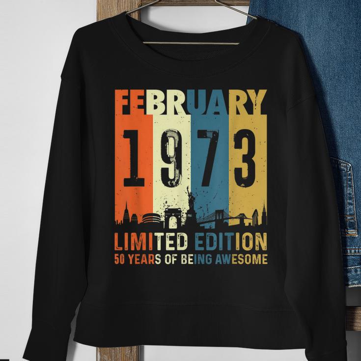 50 Limitierte Auflage Hergestellt Im Februar 1973 Zum 50 Sweatshirt Geschenke für alte Frauen